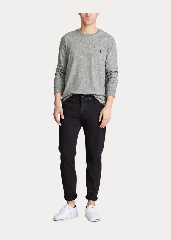 Jeans Polo Ralph Lauren Hombre Negros - Hampton Relaxed Straight - XPEIC8304